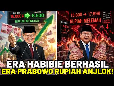 KENAPA HABIBIE DULU BERHASIL? RUPIAH MAKIN TERPURUK! Apa Bedanya Era Presiden Habibie dan Prabowo thumbnail