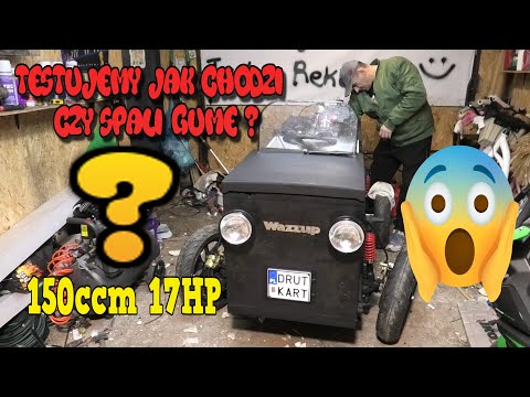 Testujemy Jak Chodzi Czy Spali Gumę ? Silnik 150ccm 17 KM Lodówkowóz 99,999% cz.3 Wazzup :) thumbnail