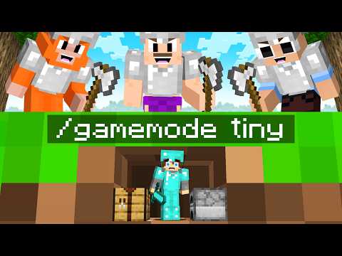 Minecraft Hunters vs Speedrunner, But I'm Secretly TINY! thumbnail