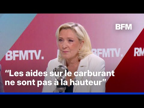 Marine Le Pen assure que les Français ''renoncent à se déplacer" en raison du prix des carburants thumbnail