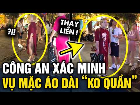 Công an VÀO CUỘC XÁC MINH vụ du khách mặc ÁO DÀI PHỐI VỚI BIKINI gây bức xúc | Tin 3 Phút thumbnail