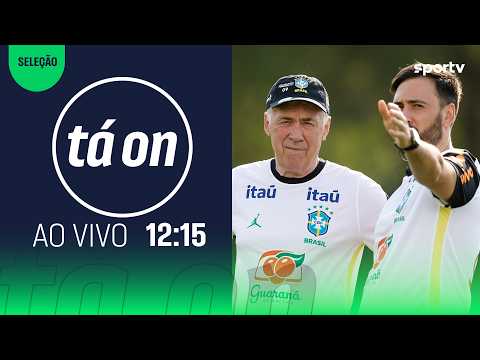 AO VIVO! ANCELOTTI FAZ NOVOS TESTES NO TIME TITULAR | TÁ ON | sportv thumbnail