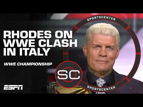 Cody Rhodes on facing Gunther for the Undisputed WWE Championship 🏆 | SportsCenter thumbnail