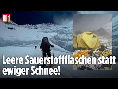 Mount Everest – die höchste Müllkippe der Welt? Neues Video vom letzten Lager thumbnail