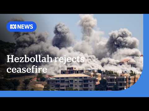 Hezbollah rejects US-backed Israel-Lebanon ceasefire | ABC NEWS thumbnail