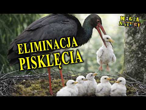 Dlaczego Pożera Młode? - Bocian CZARNY - Rzadki Kuzyn Bociana Białego thumbnail