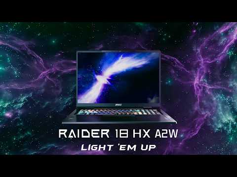Raider 18 HX A2W - Light 'em Up | MSI thumbnail