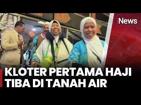 Momen Mengharukan! Kloter Pertama Jemaah Haji Tiba di Tanah Air | iNews Pagi (2/6) thumbnail