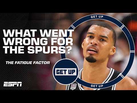 Wemby was LOW ON ENERGY! 🪫 Windy on fatigue impacting the Spurs' Game 1 loss vs. the Knicks | Get Up thumbnail