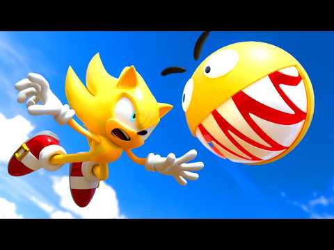 Super Sonic vs Pacman in Sonic world final battle thumbnail