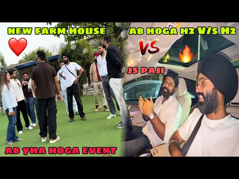 ab hoga JS paji ke sath Ninja H2 V/s H2 ? New Farm house le liya Event ke liye ❤️  thumbnail