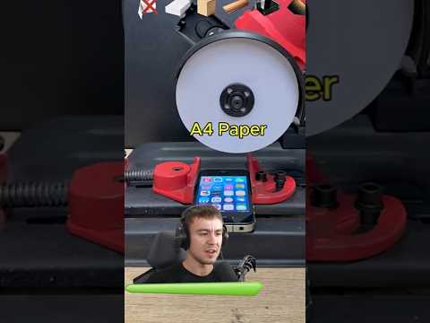 Er zerschneidet sein IPHONE mit PAPIER?! thumbnail