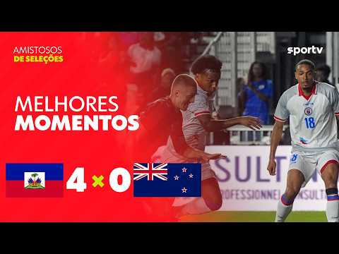 HAITI 4 X 0 NOVA ZELÂNDIA | MELHORES MOMENTOS | AMISTOSO INTERNACIONAL 2026 | sportv thumbnail