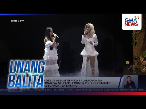 Launch ng debut album ni Mika Salamanca na 'Mahika,' dinagsa ng fans... | Unang Hirit thumbnail