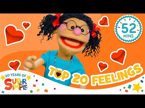 Top 20 Feelings Songs | ❤️ Best Toddler Songs About Emotions | Super Simple Songs 20th Anniversary 🎉 thumbnail