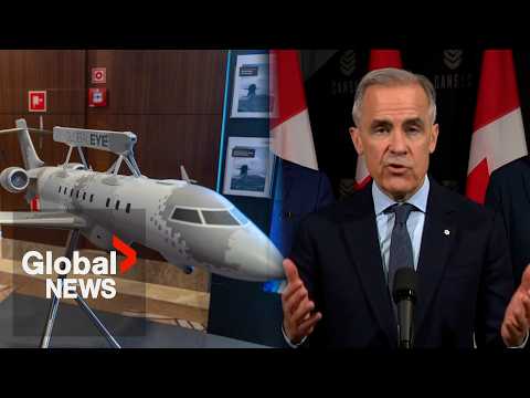 Canada will buy surveillance plane fleet from Sweden’s Saab for RCAF, Carney says | FULL thumbnail