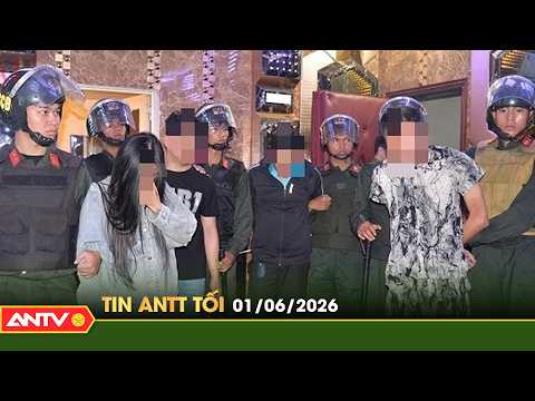 Tin tức an ninh trật tự nóng, thời sự Việt Nam mới nhất 24h tối ngày 1/6 | ANTV thumbnail