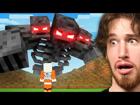 Minecraft But EVERYTHING is a CUSTOM BOSS thumbnail