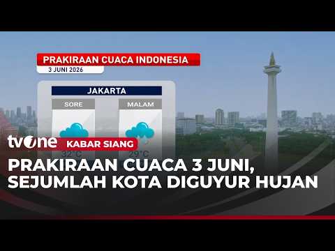 Jakarta dan Bandung Diperkirakan akan Hujan Ringan | Kabar Siang thumbnail