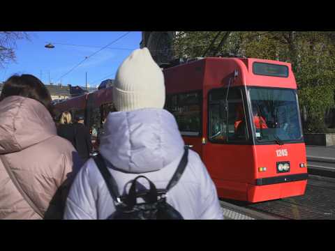 Ukraine, Lviv, tram 1 ride from Площа Кропивницького to Руська (63) thumbnail