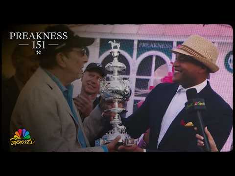 Woodlawn Vase trophy presentation after 151st Preakness Stakes | NBC Sports thumbnail