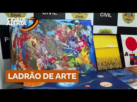 Polícia prende maior ladrão de obras de arte do país e busca desmantelar quadrilha thumbnail