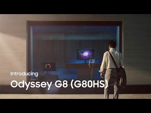Introducing Odyssey G8(G80HS)｜The world’s first 6K gaming monitor｜Samsung thumbnail