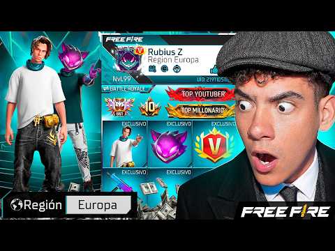DESCUBRÍ EL PERFIL DEL JUGADOR MAS MILLONARIO DE FREE FIRE EN EUROPA Y ES HACKER !! - TheDonato thumbnail