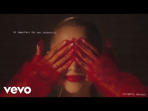 Ariana Grande - imperfect for you (acoustic) (lyric visualizer) thumbnail