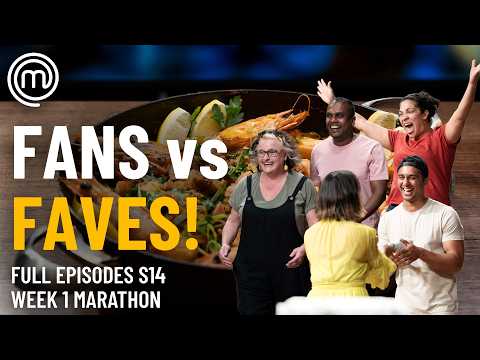 Watch the first epic week of Fans vs Faves! ? | S14 Marathon | MasterChef Australia thumbnail