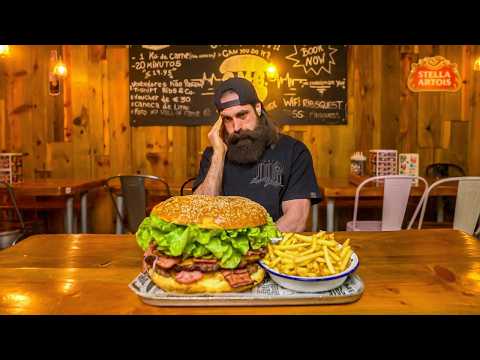 OVER 600 HAVE FAILED PORTUGAL'S BIGGEST BURGER CHALLENGE IN 10 YEARS! | BeardMeatsFood thumbnail