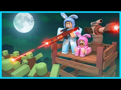 MIPAN & ZUZUZU BATTLE PERANG MELAWAN ZOMBIE YANG SANGAT BANYAK! ROBLOX thumbnail
