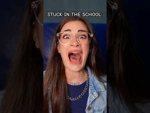 Stuck in the School. Part 1. #comedy #funny #skit #school thumbnail