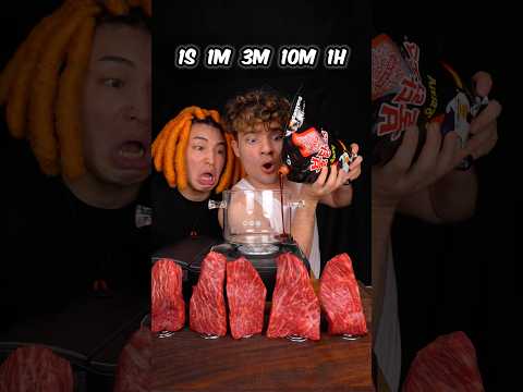 1s-1h Wagyu VS Buldak 🌶️ @dreadyamada thumbnail
