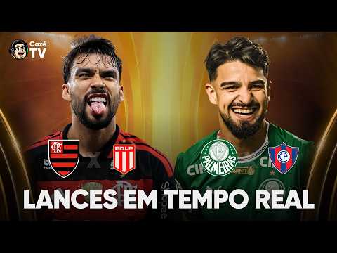 FLAMENGO X ESTUDIANTES E PALMEIRAS X CERRO PORTEÑO | LIBERTADORES | LANCES EM TEMPO REAL thumbnail