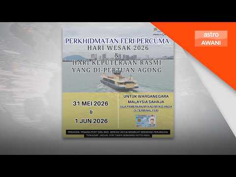 SPPP dan PPSB umum feri percuma dua hari sempena musim cuti thumbnail