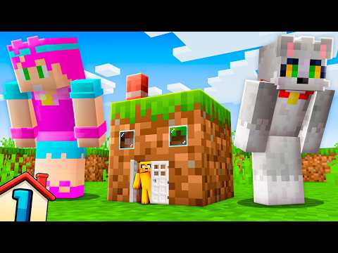¡Hice la CASA MÁS PEQUEÑA de Minecraft para ESCONDERME de mis Vecinos! 😨🏡 LOS VECINOS #1 (MIKECRACK) thumbnail