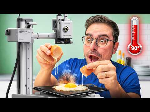 Provo a CUCINARE CIBI con una STAMPANTE 3D! (mi preparo un pranzo completo) thumbnail