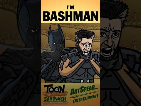 Batman beats everyone - TOON SANDWICH #funny #batman #dc #marvel #comics #crossover #animation thumbnail