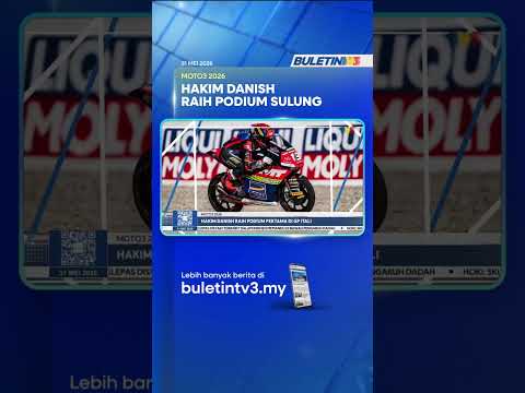 MOTO3 2026 | Hakim Danish Raih Podium Pertama Di GP Itali thumbnail