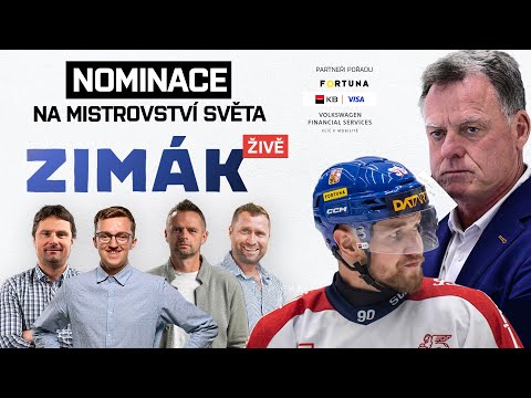 Zimák ŽIVĚ: MS bez Klapky i Sikory. Názory na nominaci - brankáři, mladíci, překvapení thumbnail