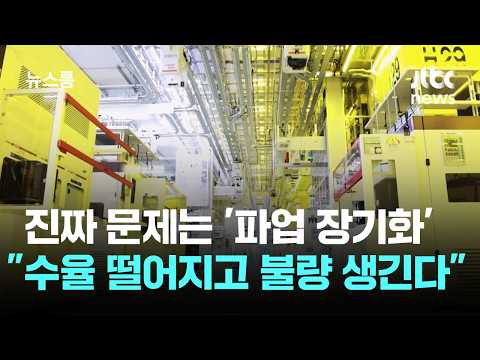 '7087명' 당장은 문제없다지만…파업 길어지면 '터질 수도' / JTBC 뉴스룸 thumbnail