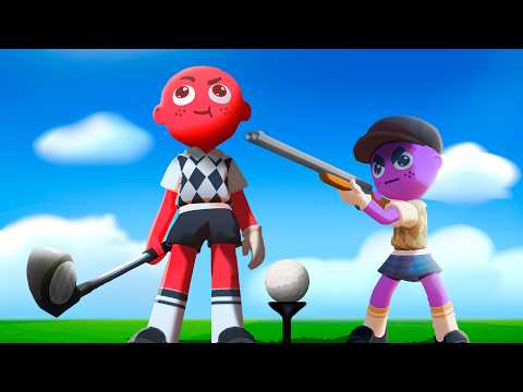 NUNCA me HABÍA REÍDO TANTO JUGANDO al GOLF xd thumbnail