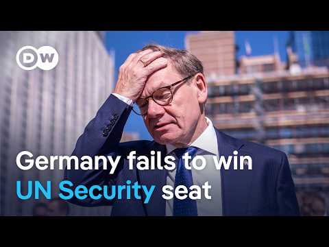 Did support for Israel cost Germany a UN Security Council seat? | DW News thumbnail