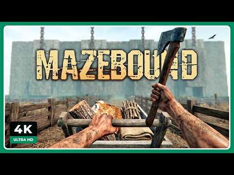 ENTRA AL LABERINTO, CONSIGUE RECURSOS, y ESCAPA | MAZEBOUND Gameplay Español thumbnail