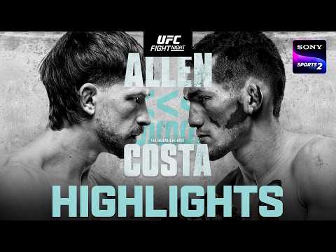 Arnold Allen vs Melquizael Costa | Highlights | UFC Fight Night | Main Event | 17th May 2026 thumbnail