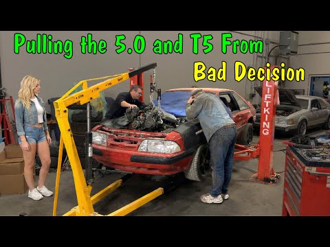 Pulling the 5.0 From a Foxbody Mustang thumbnail
