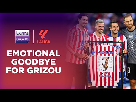 EMOTIONAL scenes as Atletico Madrid bids goodbye to Antoine Griezmann! | LaLiga 25/26 Moments thumbnail
