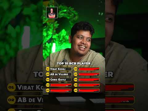 Ranking Top 10 RCB Players 🔥 - Irfan's View thumbnail