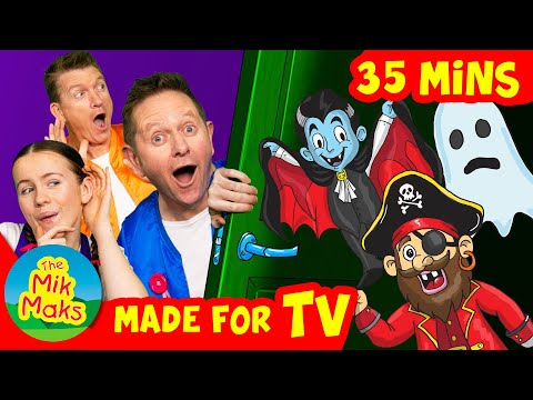 Who's At The Door? 😬  👻 | Halloween Songs Collection | Kids Songs & Nursery Rhymes thumbnail